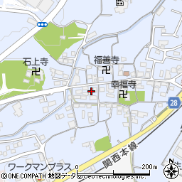 三重県亀山市和田町1550周辺の地図