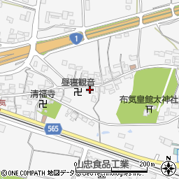 三重県亀山市布気町1478-1周辺の地図