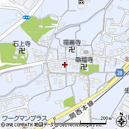 三重県亀山市和田町1551周辺の地図