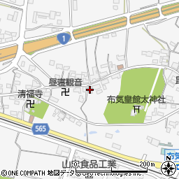 三重県亀山市布気町1638周辺の地図