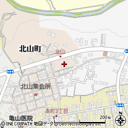 三重県亀山市北山町6周辺の地図