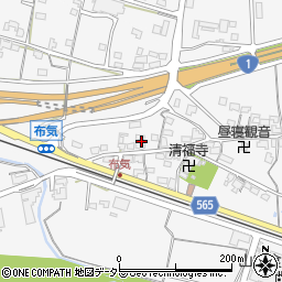 三重県亀山市布気町1410周辺の地図