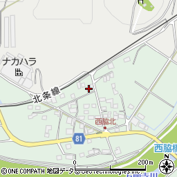 兵庫県小野市西脇町628周辺の地図
