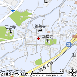 三重県亀山市和田町1552周辺の地図