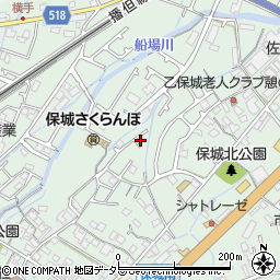 兵庫県姫路市保城周辺の地図