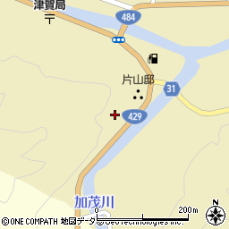 岡山県加賀郡吉備中央町下加茂13周辺の地図