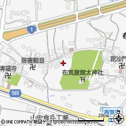 三重県亀山市布気町1658周辺の地図