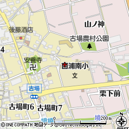 愛知県常滑市古場廻間周辺の地図