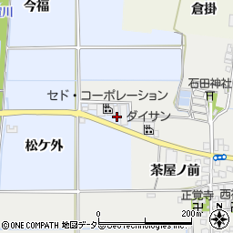 株式会社アイワ　八幡工場周辺の地図