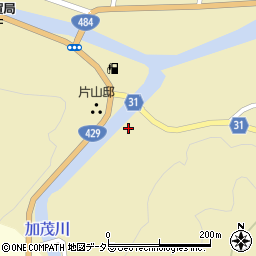 岡山県加賀郡吉備中央町下加茂2098周辺の地図