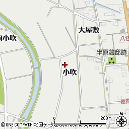 愛知県新城市富岡小吹周辺の地図
