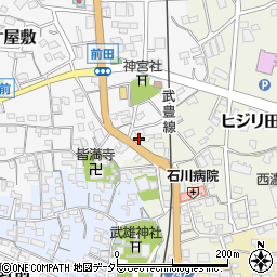 愛知県知多郡武豊町ヒジリ田43周辺の地図
