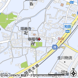 三重県亀山市和田町1567-1周辺の地図