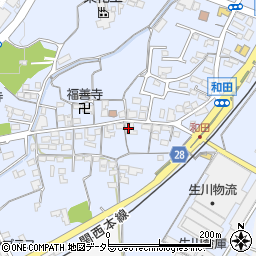 三重県亀山市和田町1567-1周辺の地図