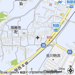 三重県亀山市和田町1572-1周辺の地図