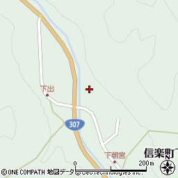 滋賀県甲賀市信楽町下朝宮511周辺の地図