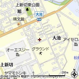 愛知県豊川市一宮町上新切389周辺の地図
