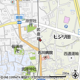 愛知県知多郡武豊町ヒジリ田54周辺の地図