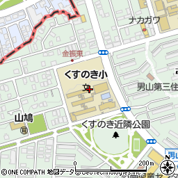 京都府八幡市男山金振9周辺の地図