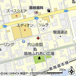 静岡県藤枝市築地589周辺の地図