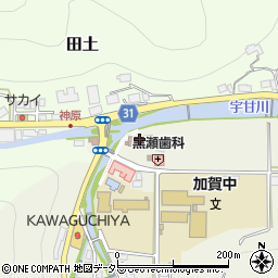 下竹荘公民館周辺の地図