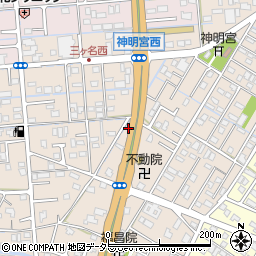 静岡県焼津市三ケ名867周辺の地図