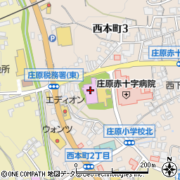 庄原市民会館周辺の地図