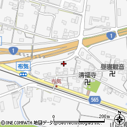 三重県亀山市布気町1408周辺の地図