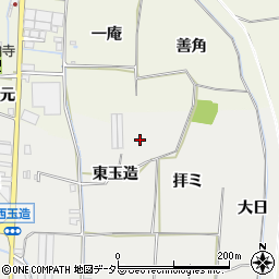京都府八幡市岩田東玉造周辺の地図