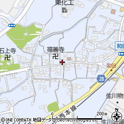 三重県亀山市和田町1633周辺の地図