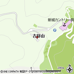 愛知県新城市一鍬田吉祥山周辺の地図