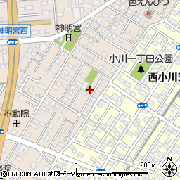 静岡県焼津市三ケ名999周辺の地図