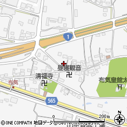 三重県亀山市布気町1383-1周辺の地図