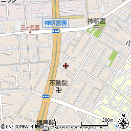 静岡県焼津市三ケ名954周辺の地図