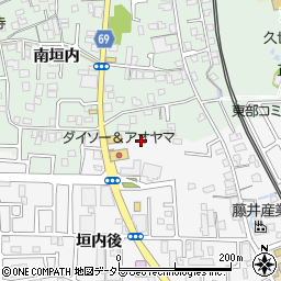 森沢アパート周辺の地図