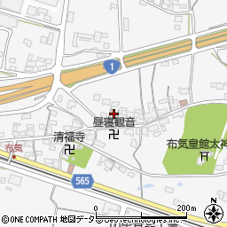 三重県亀山市布気町1385周辺の地図