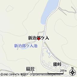 愛知県額田郡幸田町野場新治郎ケ入周辺の地図