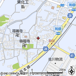 三重県亀山市和田町1610周辺の地図