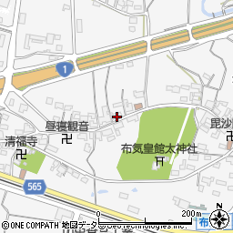 三重県亀山市布気町1309周辺の地図