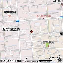 静岡県焼津市三ケ名673-1周辺の地図