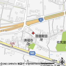三重県亀山市布気町1379-1周辺の地図