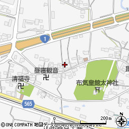 三重県亀山市布気町1312-1周辺の地図