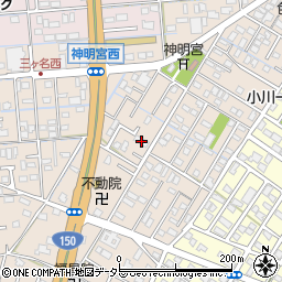 静岡県焼津市三ケ名945-1周辺の地図
