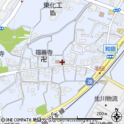 三重県亀山市和田町1630-1周辺の地図