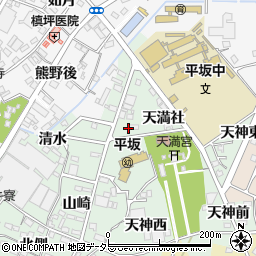 愛知県西尾市楠村町北巴周辺の地図