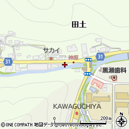 岡山県加賀郡吉備中央町田土3111周辺の地図