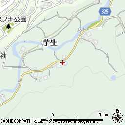 兵庫県川西市芋生向イ下周辺の地図