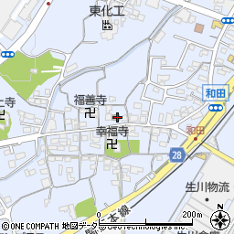 三重県亀山市和田町1631周辺の地図