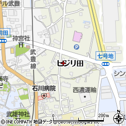 愛知県知多郡武豊町ヒジリ田103周辺の地図