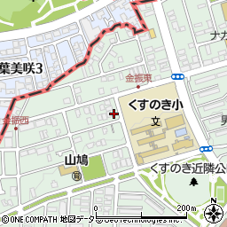 京都府八幡市男山金振周辺の地図